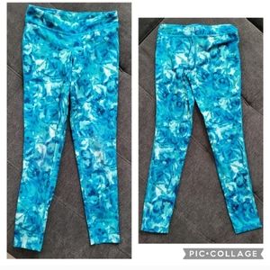 Girls Teal Champion Leggings